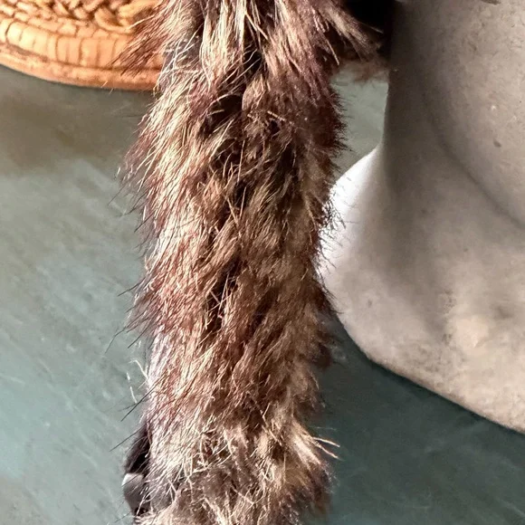 Dakota Dan Faux Fur Trapper hat, Ushanka or bomber-style hat. 28” circumference. - Picture 2 of 9